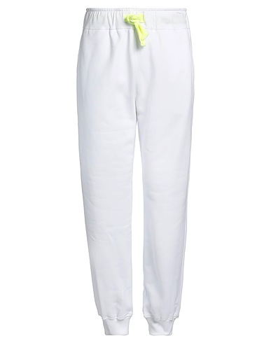 LANVIN Casual trouser White 100% Cotton, Elastane