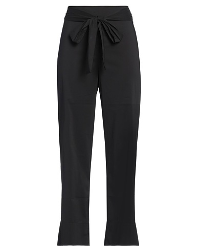 LIU •JO Casual trouser Black 65% Cotton, 32% Polyamide, 3% Elastane