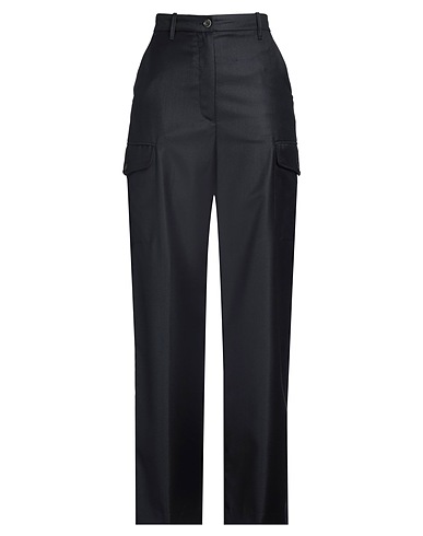 NINE IN THE MORNING Casual trouser Midnight blue 82% Wool, 18% Silk