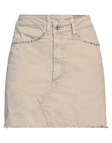 LIU •JO Mini skirt GRIGIO 92% Cotton, 6% Polyester, 2% Elastane