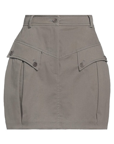 ALBERTA FERRETTI Minigonna Grigio 97% Cotone, 3% Elastan