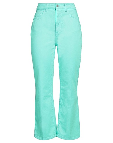 JUCCA Pantaloni jeans Verde chiaro 100% Cotone
