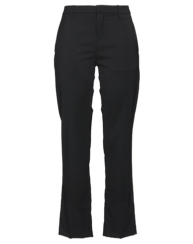 DONDUP Casual pants Black 98% Virgin Wool, 2% Elastane
