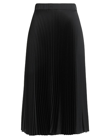 D.EXTERIOR Midi skirt Black 97% Polyester, 3% Elastane