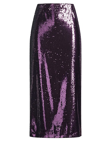 PHILOSOPHY di LORENZO SERAFINI Gonna midi Viola 85% Poliestere, 15% Poliammide