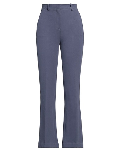 CIRCOLO 1901 Casual pants Slate blue 95% Cotton, 5% Elastane
