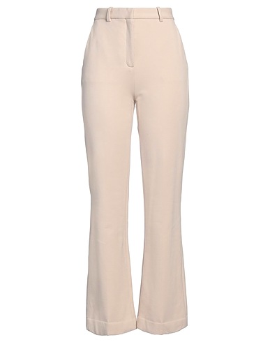 CIRCOLO 1901 Casual pants Beige 95% Cotton, 5% Elastane