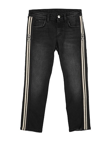 GCDS MINI Denim trousers Black 98% Cotton, 2% Elastane