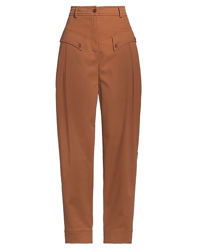 ALBERTA FERRETTI Pantalone Cammello 97% Cotone, 3% Elastan