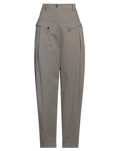 ALBERTA FERRETTI Casual trouser Grey 97% Cotton, 3% Elastane