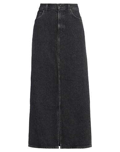 AGOLDE Denim skirt Black 80% Cotton, 20% Pre-consumer recycled cotton