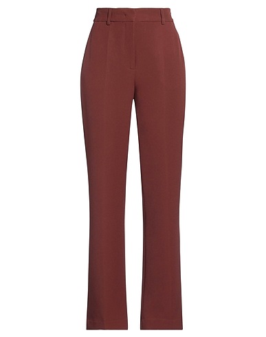 ESSENTIEL ANTWERP Casual pants Brown 92% Recycled polyester, 8% Elastane
