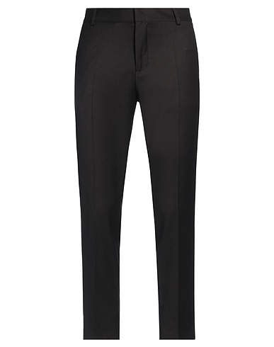 DANIELE ALESSANDRINI Casual trouser Black 63% Polyester, 34% Viscose, 3% Elastane