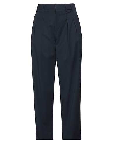 DONDUP BOTTOMWEAR Blu notte 99% Lana Vergine, 1% Elastan