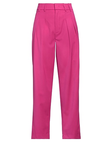 DONDUP Hosen Magenta 99% Schurwolle, 1% Elastan