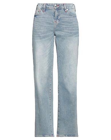 TRUE RELIGION Denim trousers Blue 99% Cotton, 1% Elastane