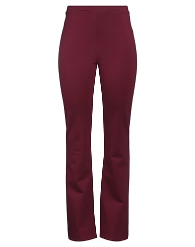 DIANE VON FURSTENBERG Casual pants Burgundy 97% Viscose, 3% Elastane