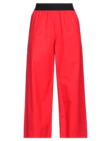 MARIA CALDERARA Casual trouser Red 100% Cotton