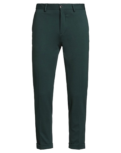 OUT/FIT Casual pants Dark green 64% Viscose, 31% Polyamide, 5% Elastane