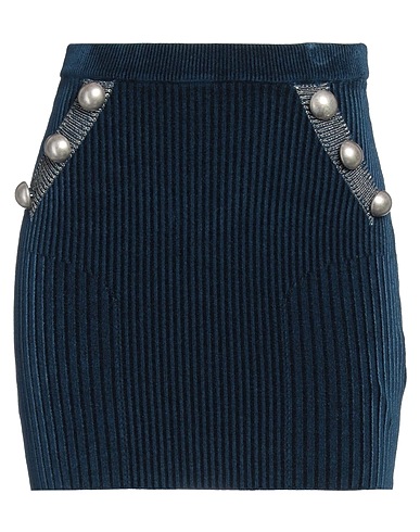 ELEONORA GOTTARDI Mini skirt Light blue 86% Viscose, 12% Polyamide, 2% Elastane