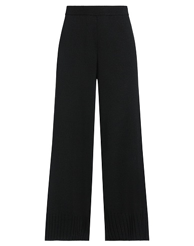 AKEP Casual trouser Black 50% Merino Wool, 50% Acrylic