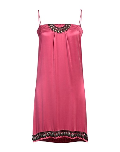LYNN ADLER Vestito corto Magenta 100% Seta