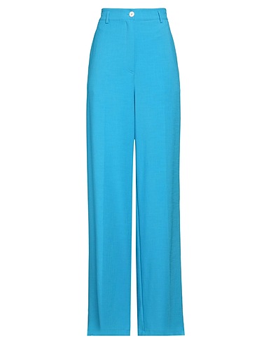 JUCCA Pantalone Azzurro 62% Viscosa, 36% Poliestere, 2% Elastan