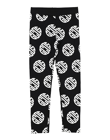GCDS MINI Leggings Black 96% Cotton, 4% Elastane