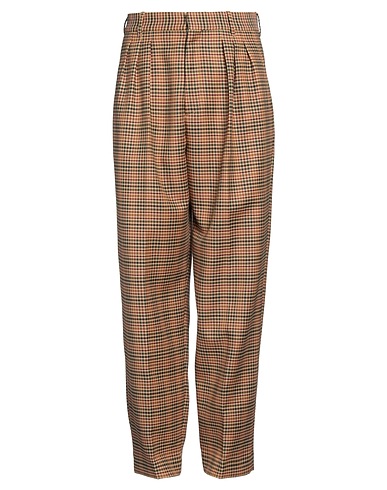KENZO パンツ サンド ポリエステル 53% / ウール 47%