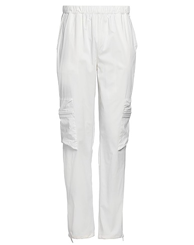 RAINS Casual trouser White 96% Nylon, 4% Elastane