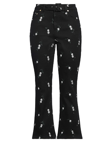 ERDEM Bootcut Jeans Black 67% Cotton, 30% Polyester, 3% Elastane