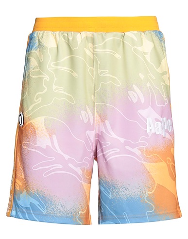AAPE by A BATHING APE Shorts & Bermudas Orange 100% Polyester