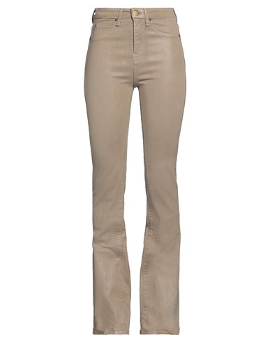 PINKO Denim trousers Khaki 91% Cotton, 6% Elastomultiester, 3% Elastane, Polyurethane