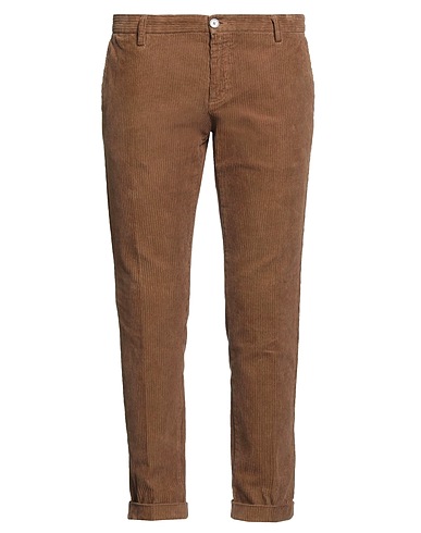 AT.P.CO Casual pants Brown 100% Cotton