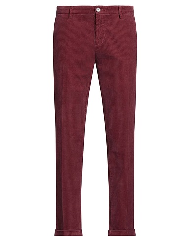 AT.P.CO Casual pants Burgundy 100% Cotton