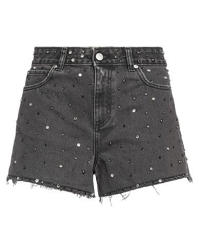 REDValentino Denim shorts Black 100% Cotton