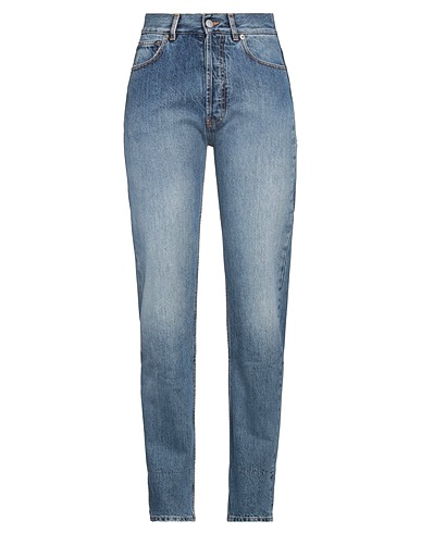 NICK FOUQUET Pantaloni jeans Blu 100% Cotone, Pelle di toro