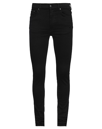 AMIRI Denim trousers Black 92% Cotton, 6% Elastomultiester, 2% Elastane