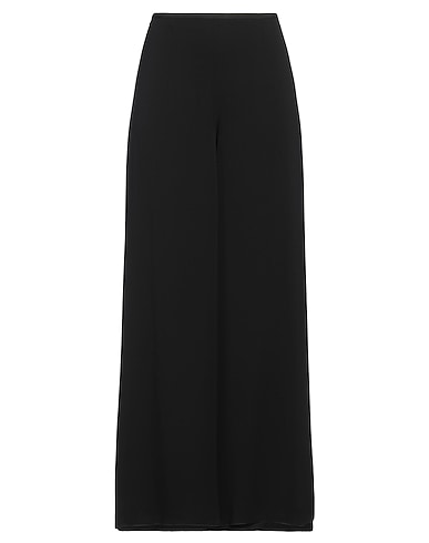 STEPHAN JANSON Casual trouser Black 100% Silk, Polyester