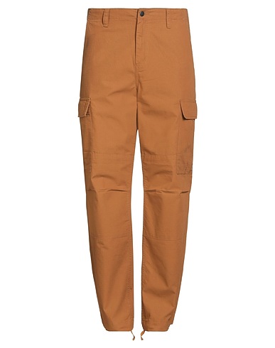 CARHARTT Casual pants Brown 100% Cotton
