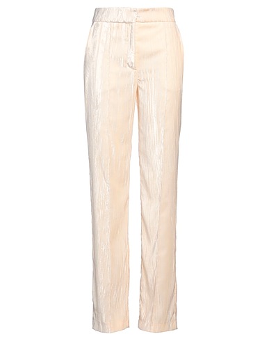 MERCI ITALIA Casual pants LOVE EDITION Ivory 100% Polyester