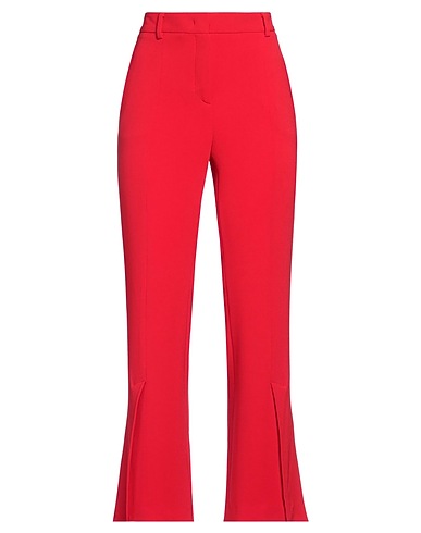 ALBERTO BIANI Casual trouser Red 71% Triacetate, 29% Polyester