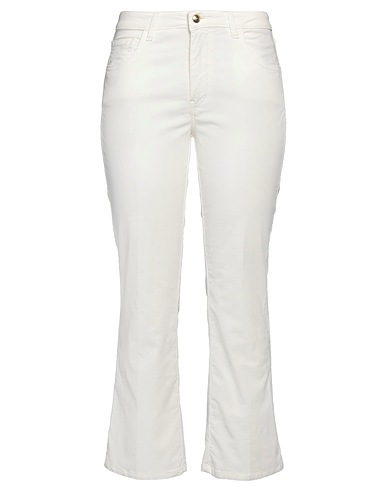 FAY Pantalone Bianco 98% Cotone, 2% Elastan