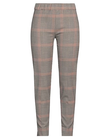 D.EXTERIOR Pantalone Marrone 53% Poliestere, 43% Lana, 4% Elastan