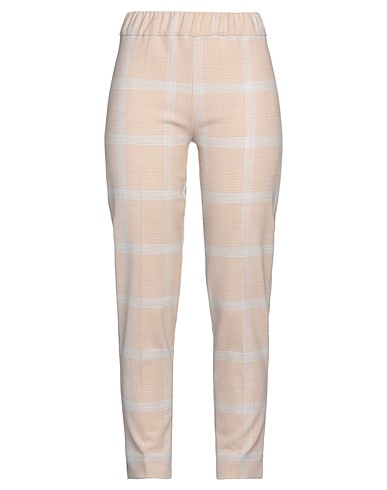 D.EXTERIOR Casual trouser Beige 53% Polyester, 43% Wool, 4% Elastane