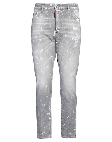 DSQUARED2 Denim pants Grey 98% Cotton, 2% Elastane