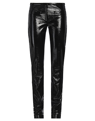 COURRÈGES Casual pants Black 88% Cotton, 10% Polyurethane, 2% Elastane
