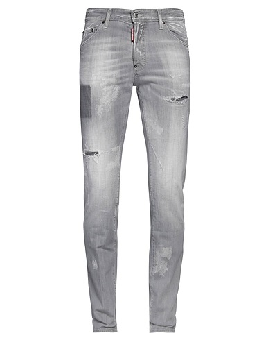 DSQUARED2 Denim pants Grey 98% Cotton, 2% Elastane