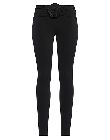 MAGDA BUTRYM レギンス ブラック レーヨン 85% / ポリウレタン 15%