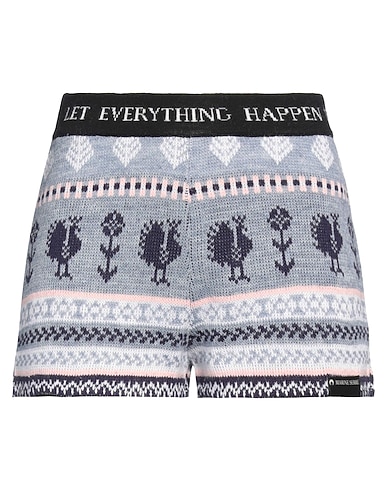 MARINE SERRE Shorts & Bermuda 100% Wool, Recycled polyamide, Recycled elastane, Recycled PES